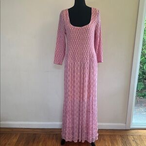 Free People Long Sleeve Pink Dress